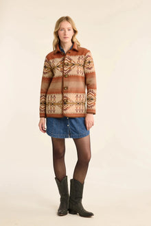  Reversible Wool Coat- Beacon Rock Copper