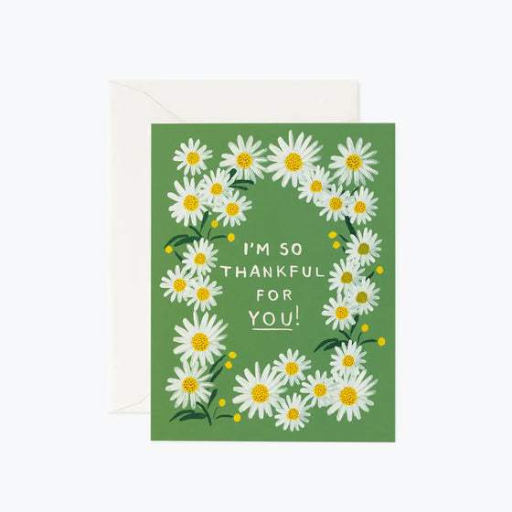 Daisies Thankful For You Card