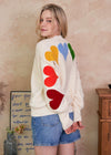 Rainbow Hearts Sweater