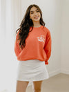 OSU Cowboys Lyric Puff Ink Orange Sweatshirt