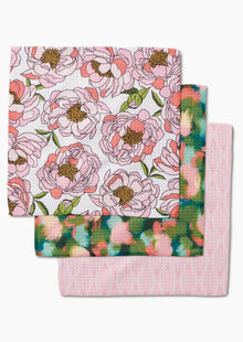  Peony Parade Dishcloth Set