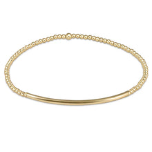  Enewton Classic Gold 2mm Bead Bracelet- Bliss Bar Gold