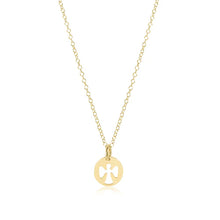  egirl 14" Necklace Gold- Guardian Angel Small Disc