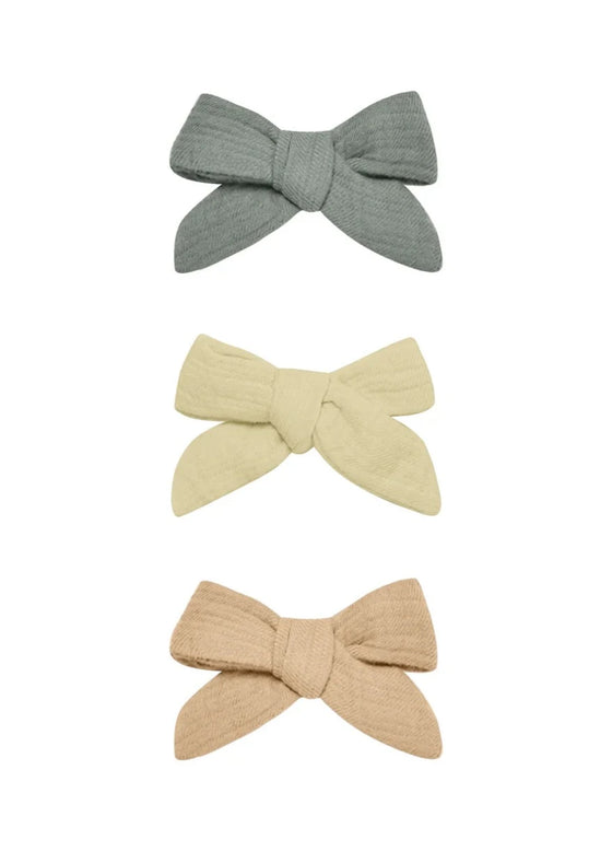 Bow w/Clip Set of 3