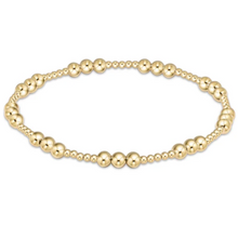  enewton Classic Joy Pattern 4mm Bead Bracelet- Gold