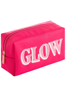  Joy Glow Zip Pouch- Pink