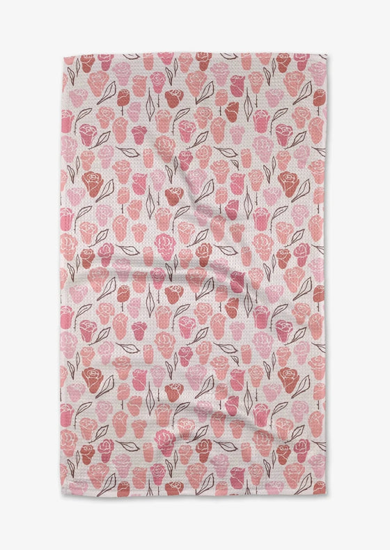 Neutral Rose Tea Towel