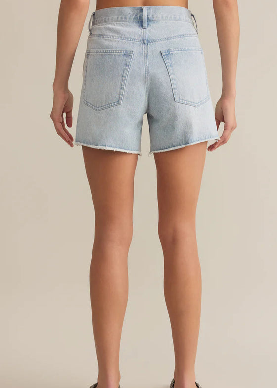 Everyday Hi-Rise Denim Short Faded Indigo