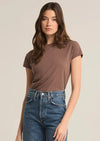 Modern Slub Tee Taupe