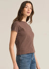 Modern Slub Tee Taupe