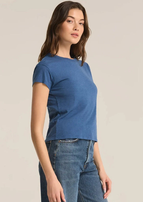 Modern Slub Tee Navy