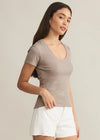 Sirena Short Sleeve Rib Tee