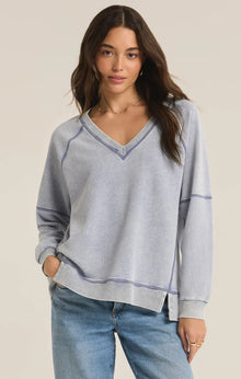  Easy V Knit Sweatshirt