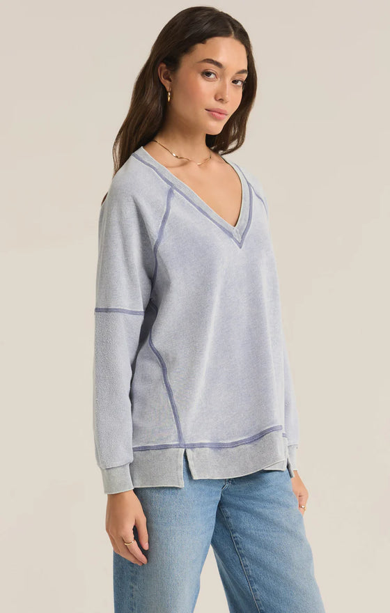 Easy V Knit Sweatshirt