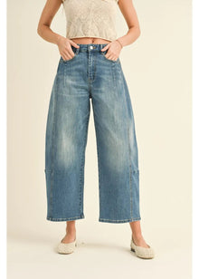  "Bye Boy" Barrel Jeans