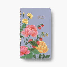  2025 Roses 12-Month Spiral Pocket Planner