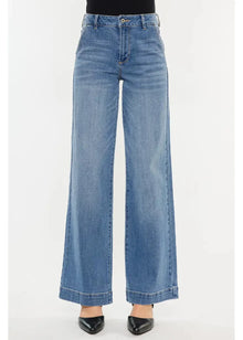  High Rise Trouser Wide Leg Jean