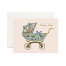  Floral Pram Card