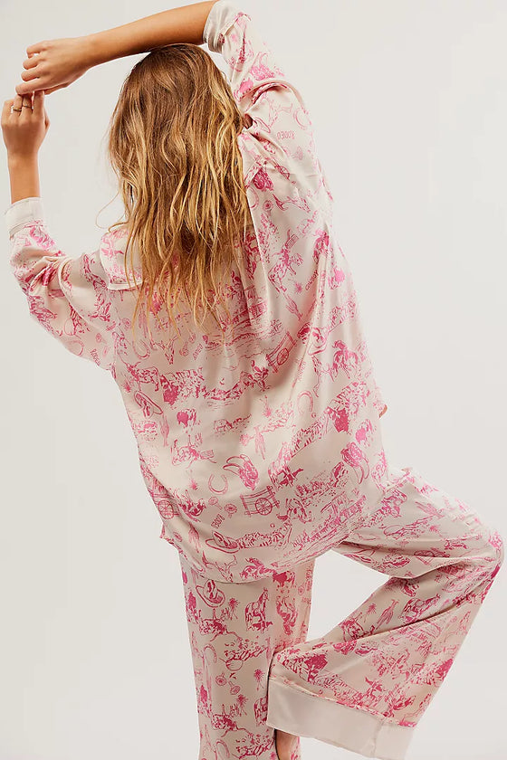 Dreamy Days Pajama Set- Tea Combo