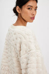 Cable Knit Sweatshirt