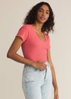 Sirena Short Sleeve Rib Tee