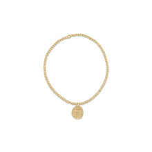  Enewton Classic Gold 2mm Bead Bracelet- Inspire Gold Charm