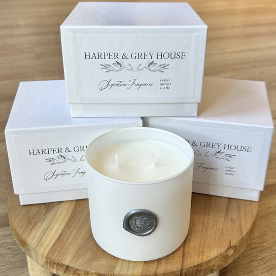 Large HG Signature Candle